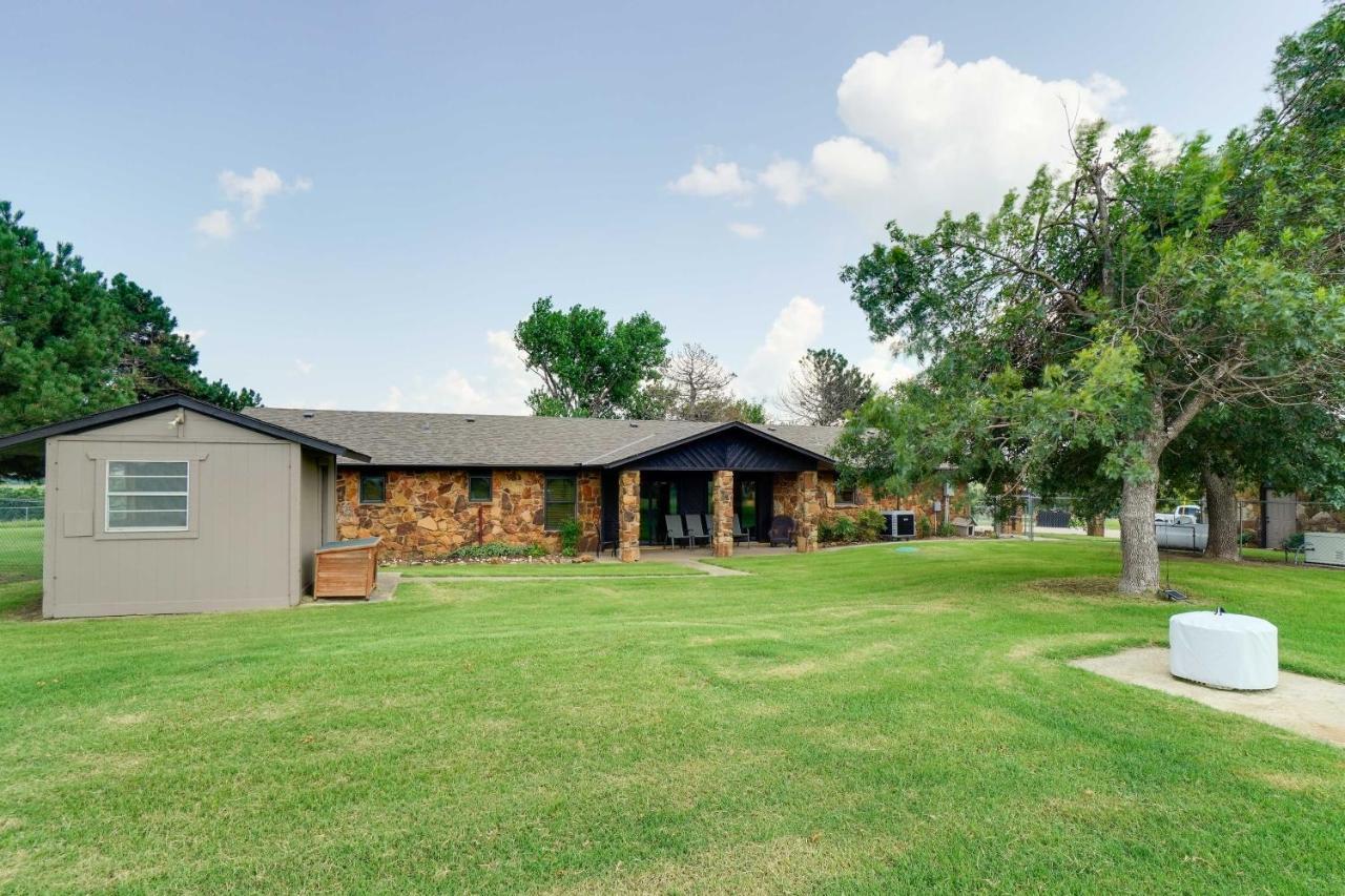 Spacious Country Home Near Ft Sill And Medicine Park 劳顿 外观 照片